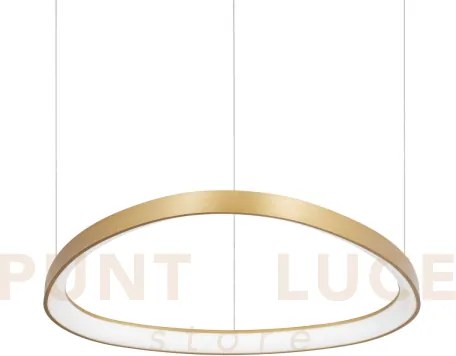 Gemini sospensione led 47 w on-off 4950 lm 2700k ottone  61cm