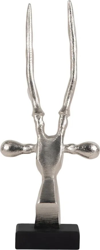 Statua in metallo (altezza 34 cm) Reindeer Head - PT LIVING