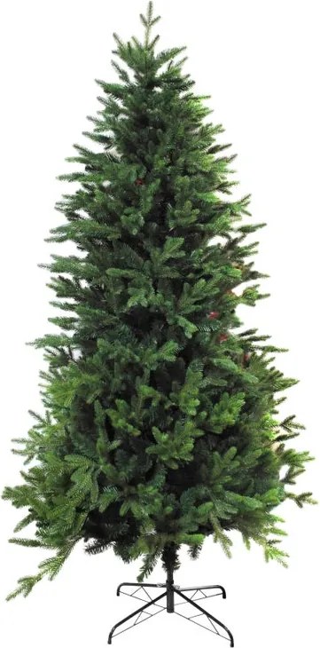 Albero di Natale artificiale Martica verde H 270 cm x ø 135 cm