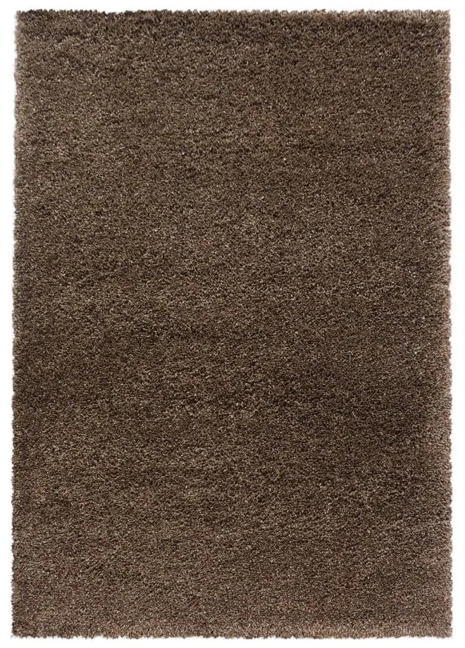 Tappeto marrone scuro 80x150 cm Fluffy - Ayyildiz Carpets