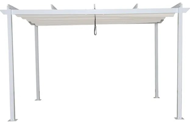 Telo pergola poliestere Niagara bianco L 282 x H 400 cm