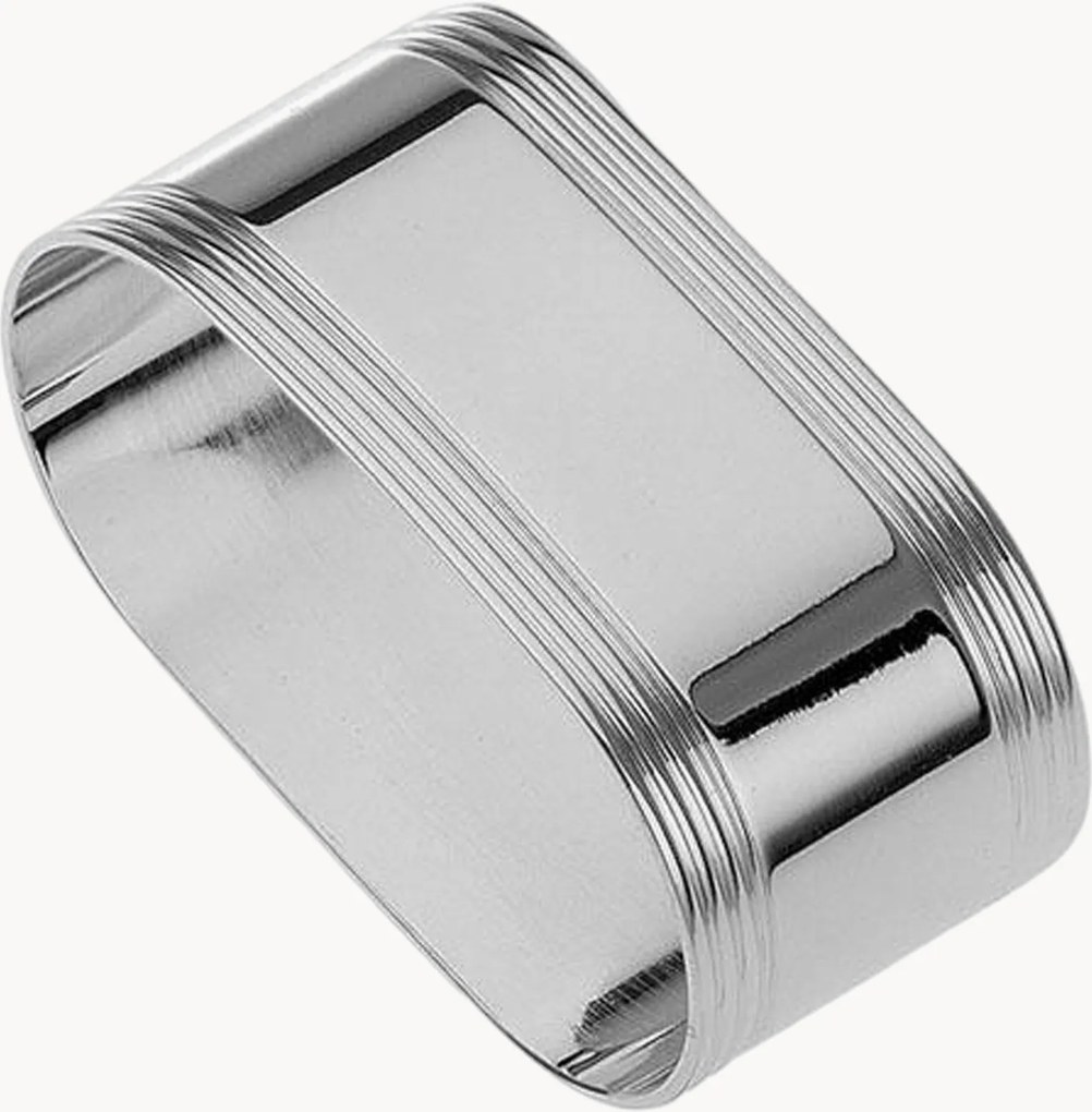 Portatovagliolo placcato in argento Thread