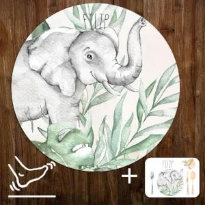 Tappeto da gioco INSPIO - Elefante SAFARI