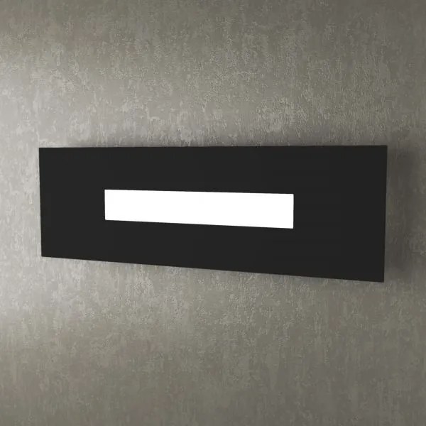 Wally applique-plafoniera 50 cm. 1 luce nero 1138-50-ne