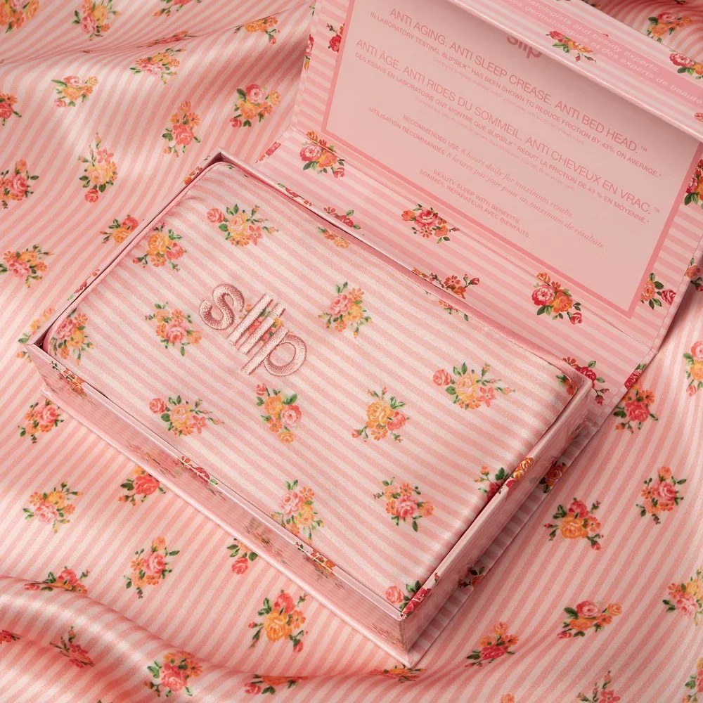 Federa per cuscino in seta 51x76 cm Petal – slip