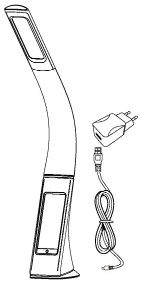 Eglo 97914 - Lampada LED da tavolo COGNOLI LED/3,2W/230V nero