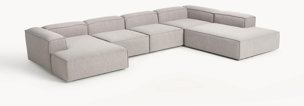 Divano XL componibile in bouclé Lennon