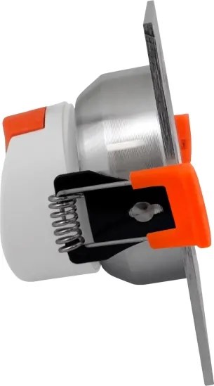 Lampada LED da incasso VENUS LED/7W/230V argento squadrato