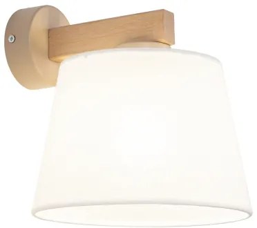 Brilagi - Lampada da parete LATTE SABIA 1xE27/15W/230V pino/bianco