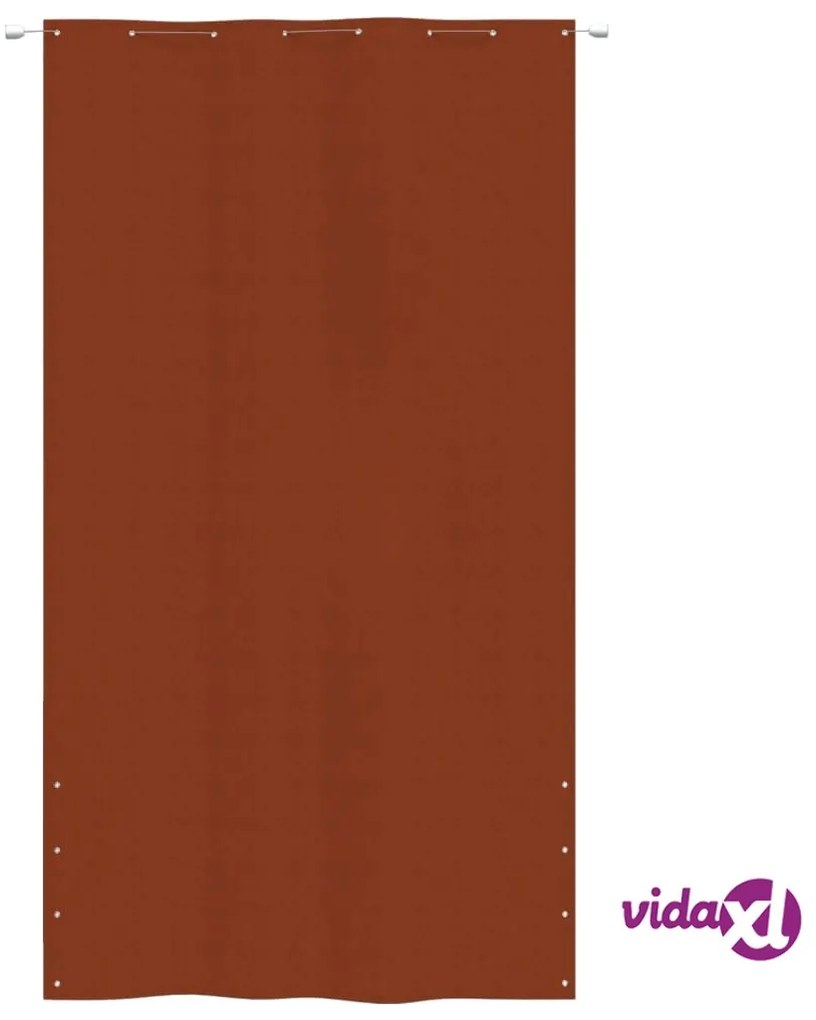 vidaXL Paravento per Balcone Terracotta 160x240 cm in Tessuto Oxford