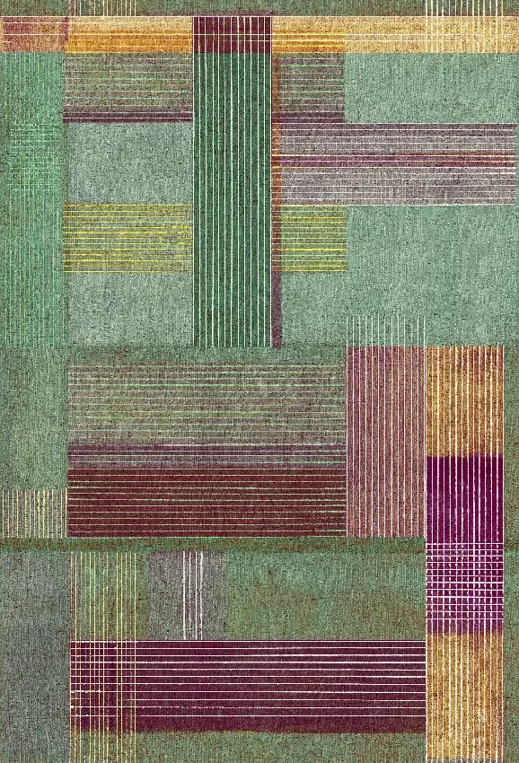 Jannelli & Volpi Wandbild Bonn - Green Panel 1