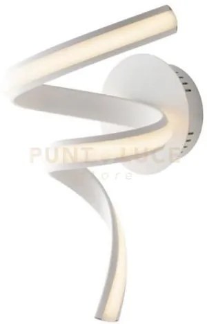 Applique a parete led mystral bianca 15w 2530lm cct 3000k 4000k 23x...