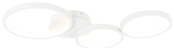 Plafoniera di design bianca con LED dimmerabile a 3 livelli 3 luci - Pande