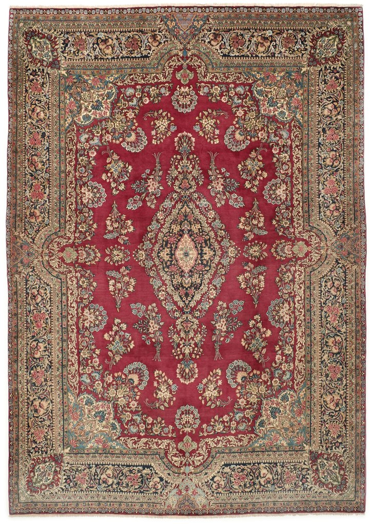 Kerman Tappeto persiano 270x380 (Iran) Annodato A Mano