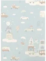 Majvillan Carta da parati Above the Clouds - Soft Blue