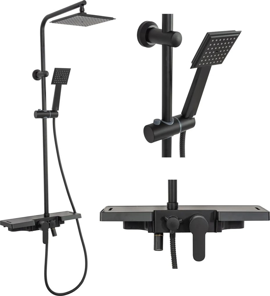 Set doccia Rea Bravo Black