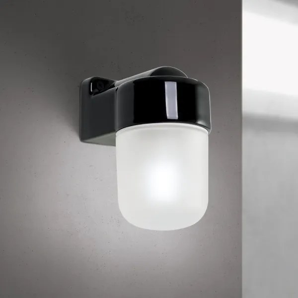 Orion - Lampada da parete OSTIA 1xE27/40W/230V nera