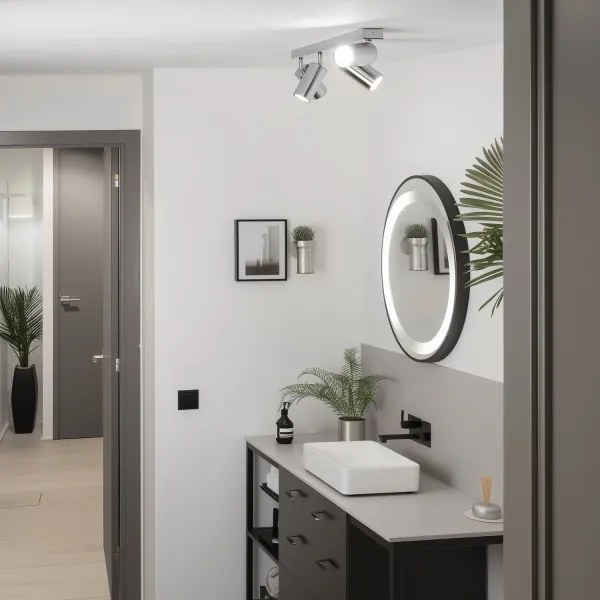 Brilagi - Luce Spot da bagno SELE 4xGU10/30W/230V IP44 cromo lucido