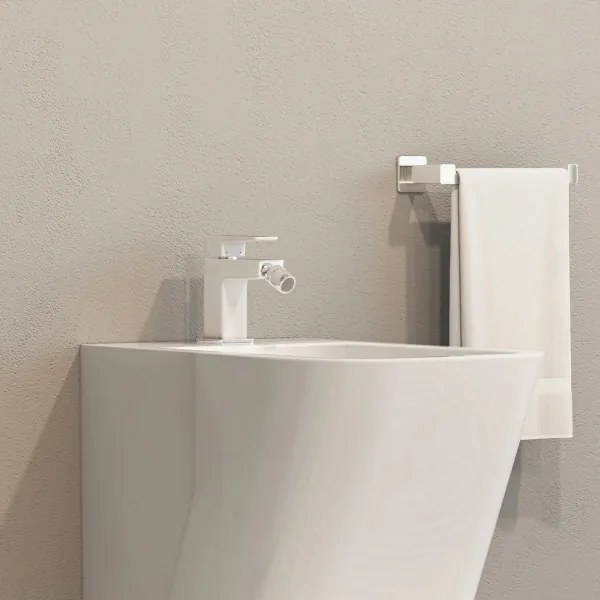 OMNIRES FONTANABIBP - Bidet sospeso FONTANA in ceramica, bianco lucido