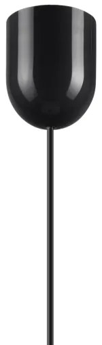 Lampada a sospensione con cavo ULLE 1xE27/15W/230V, nera