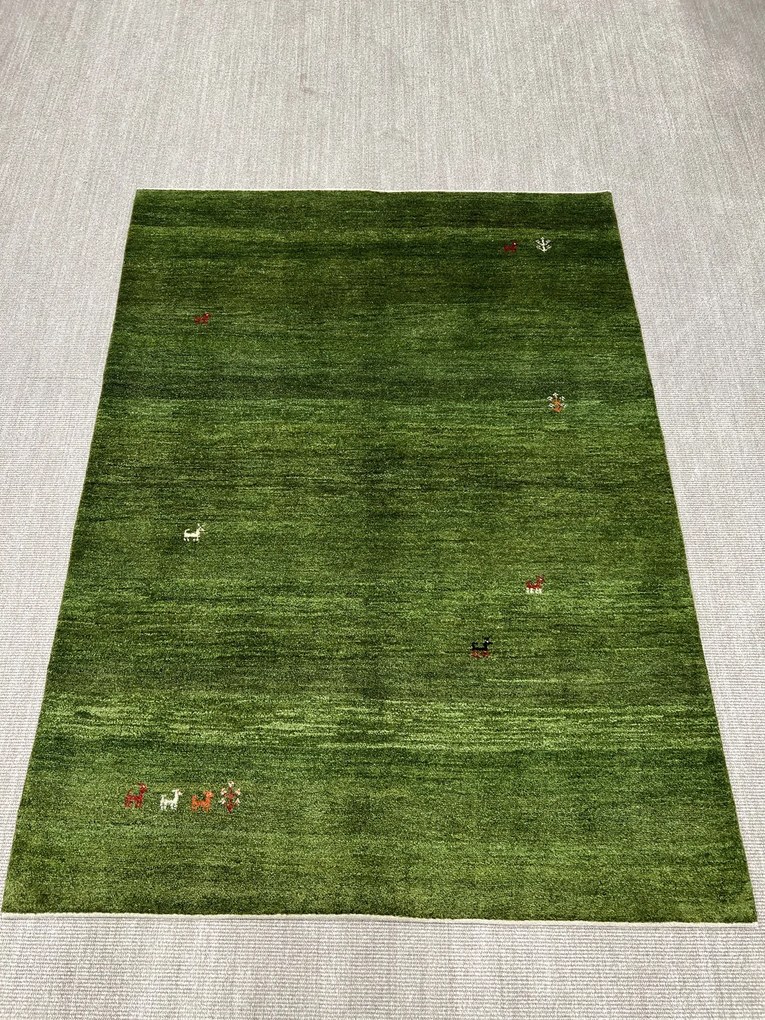 Gashguli Tappeto 240 x 170 Verde (Iran) Annodato A Mano