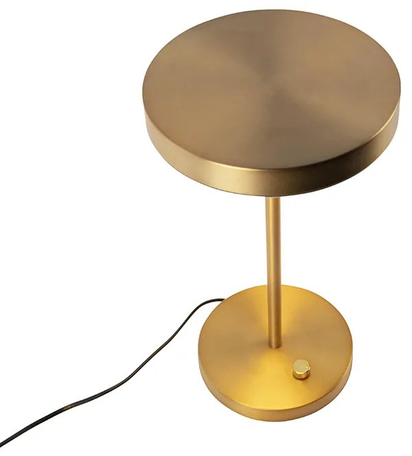 Lampada da tavolo moderna bronzo con LED - Disco