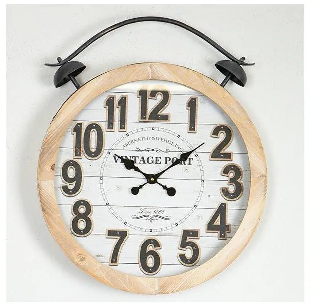 Orologio da parete 1xAA diametro 50 cm beige