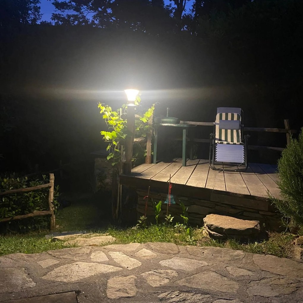 Lampioncino Colonna Solare da esterno 2200 Lumen "LMS-089"