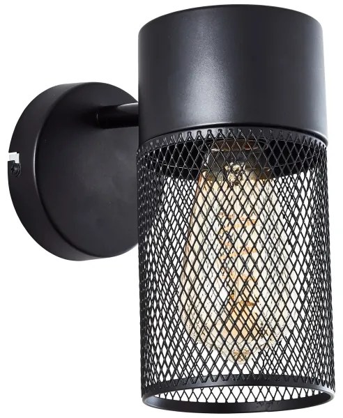 Brilliant - Faretto da parete KAMOLO 1xE27/40W/230V nero