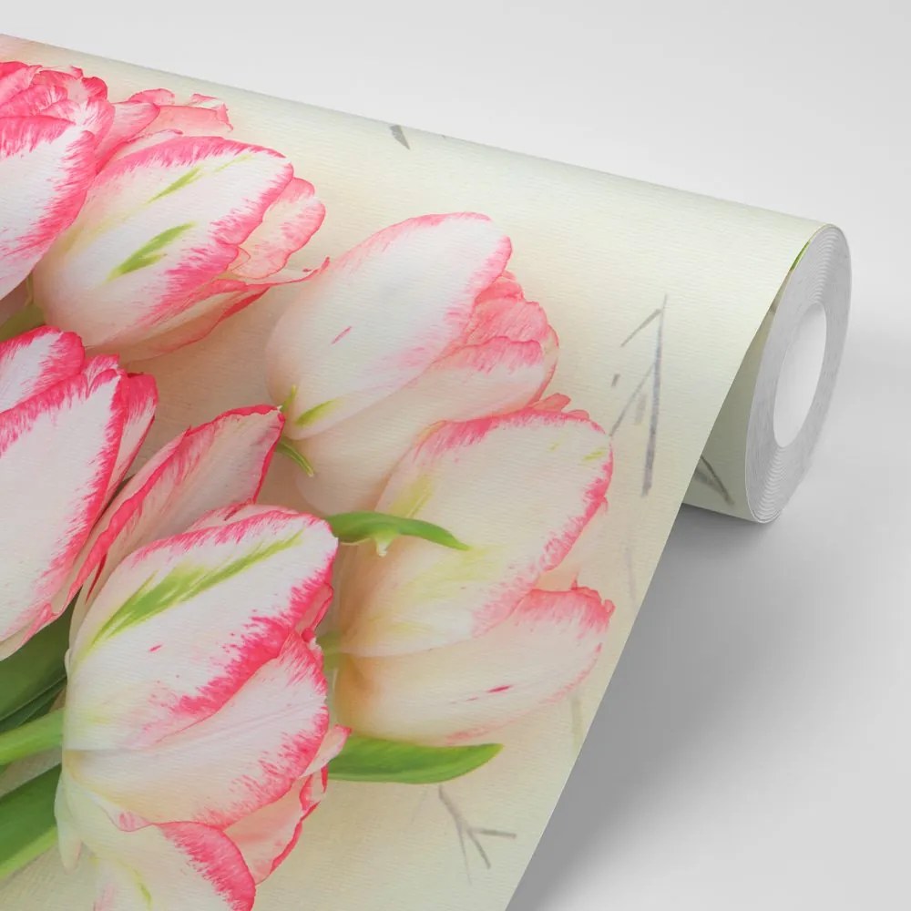 Carta da parati – Tulipani primaverili