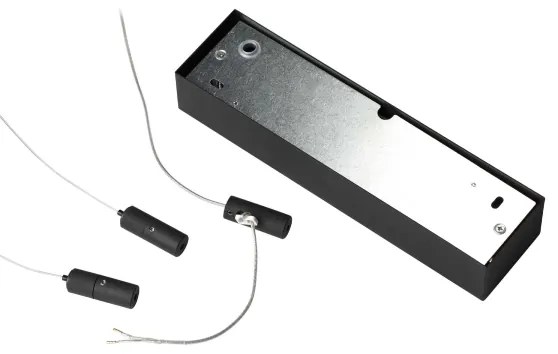 Ideal Lux - Lampadario a sospensione LED ORACLE SLIM LED/29W/230V 3000K Ø 50 cm nero