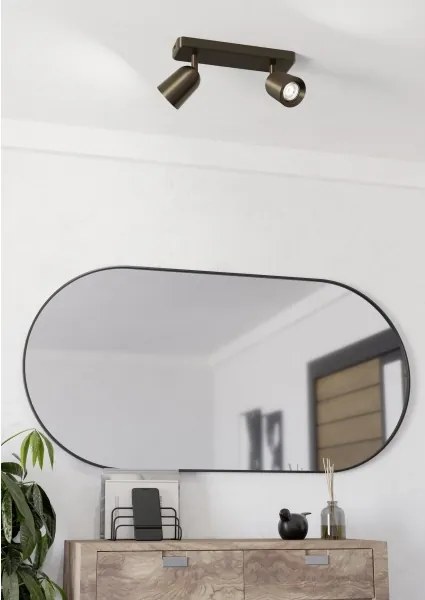Eglo 901949 - Faretto CAMALDOLI 2xGU10/10W/230V bronzo