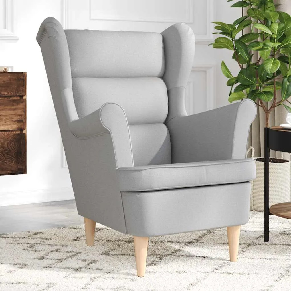 Poltrona Nuvola Grigia 74x84x100 Cm İn Tessuto /