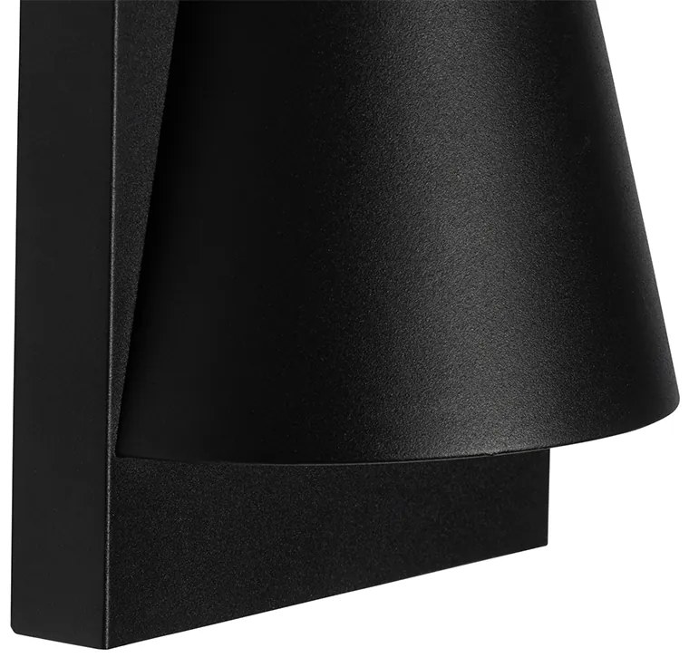 Lampada da parete per esterni di design nero IP44 - FEMKE