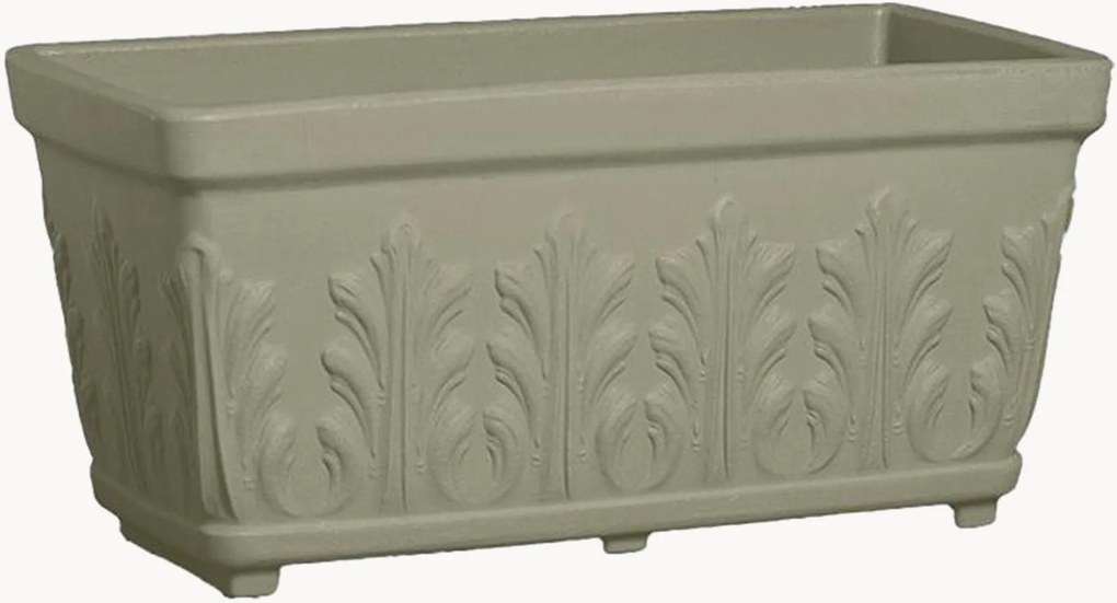 Portavaso da esterno Cassetta Fogliata, alt. 30 cm