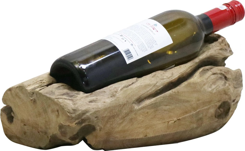 HIPPO - porta bottiglie in legno di teak