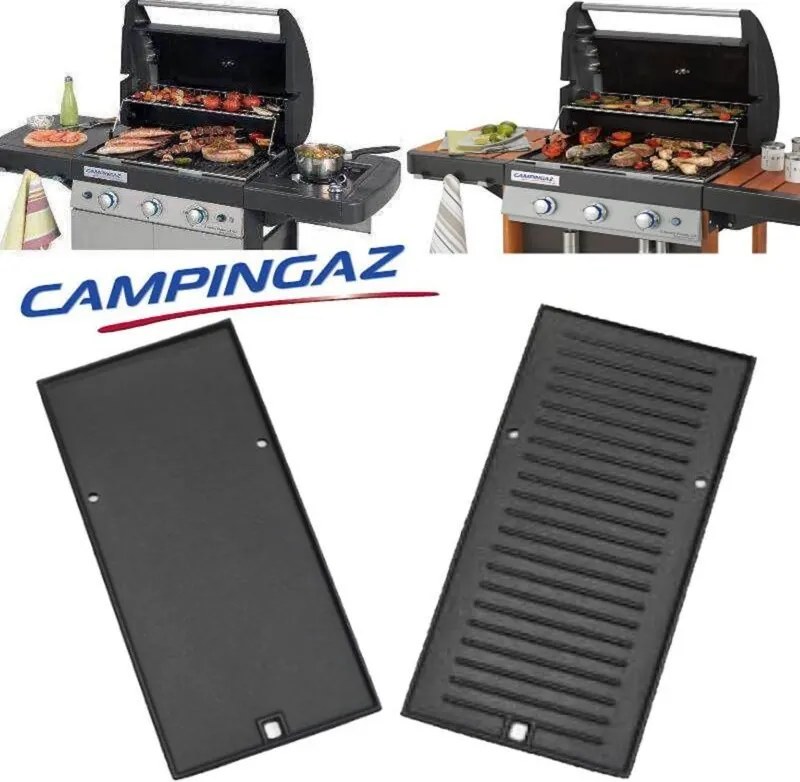 5010003315 piastra ghisa reversibile opaca barbecue campingaz series 3