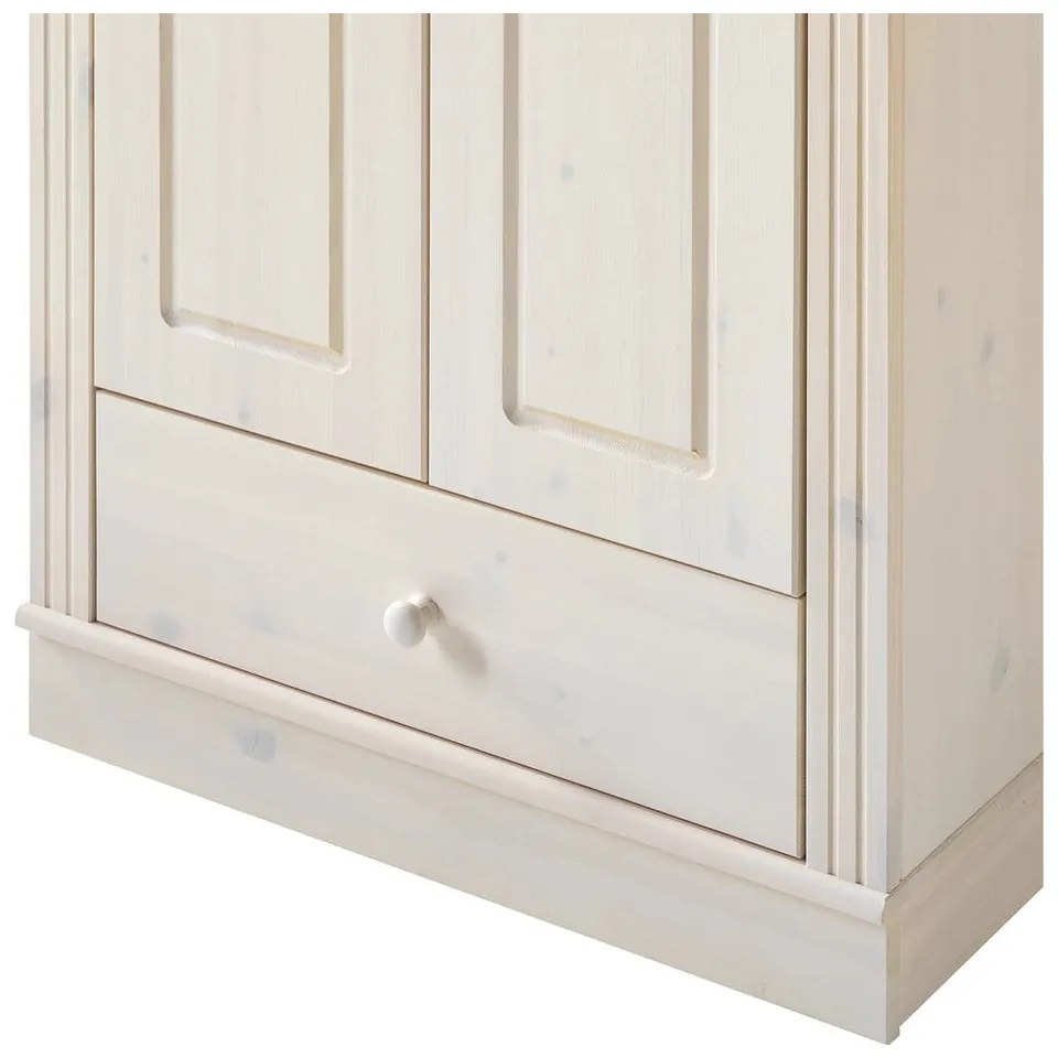 Armadio in legno di pino bianco 65x180 cm Anita - Støraa