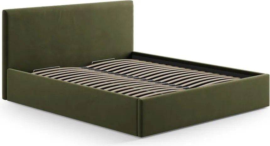 Testiera verde in imbottito 170,5x100 cm Remo – Micadoni