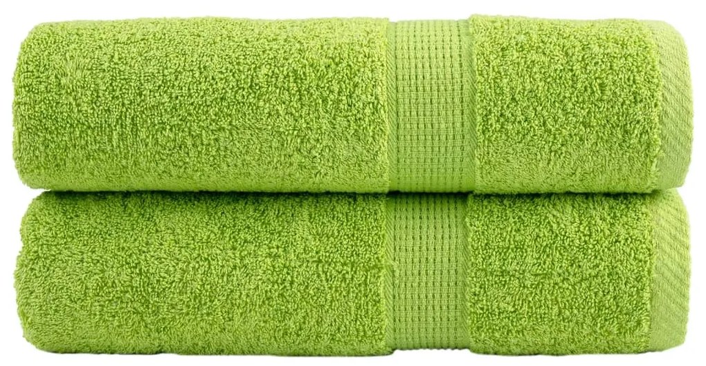 Asciugamani Da Bagno Solund 2 Pz Viola 70x140 Cm 600 G/m² /