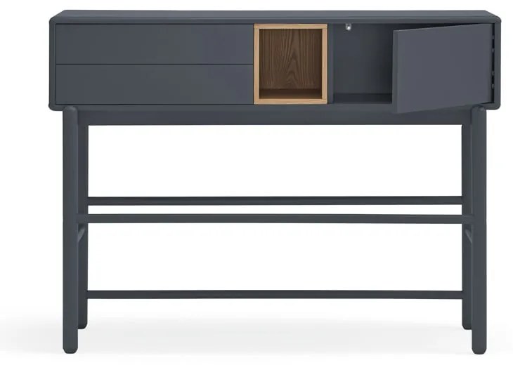 Consolle grigio scuro 35x120 cm Corvo - Teulat