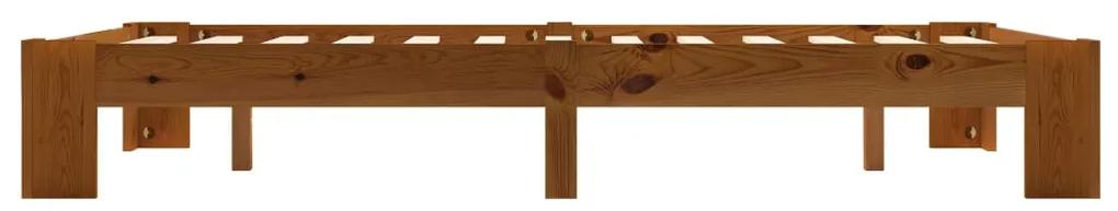 Giroletto marrone chiaro in legno massello di pino 120x200 cm