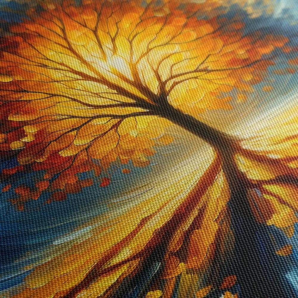Quadro su tela – Albero della vita al centro di una foresta scura