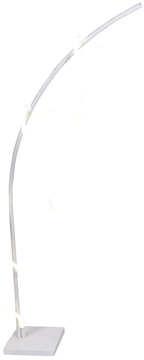 Lampada da terra LED Teddy  bianco, luce bianco naturale NOVECENTO