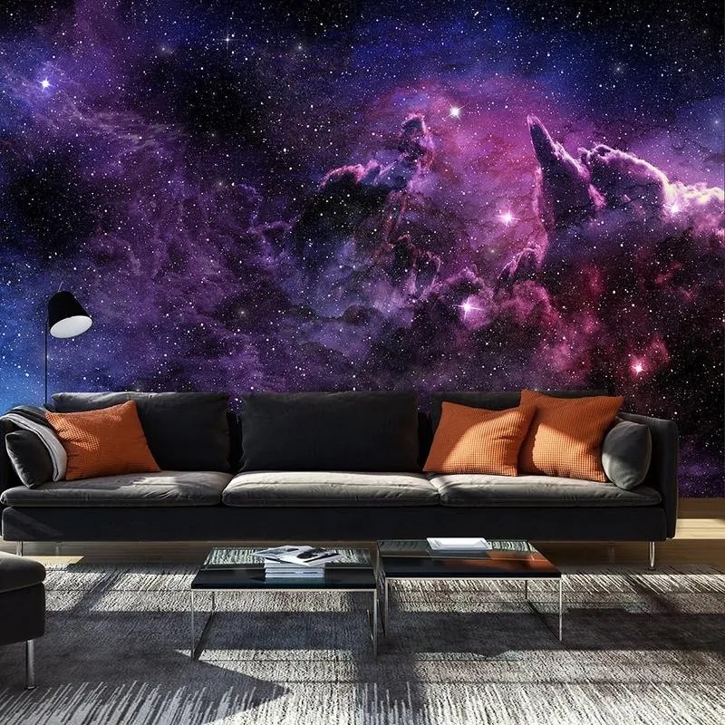 Fotomurale adesivo  Purple Nebula  Larghezza x Altezza Home decor 343x245