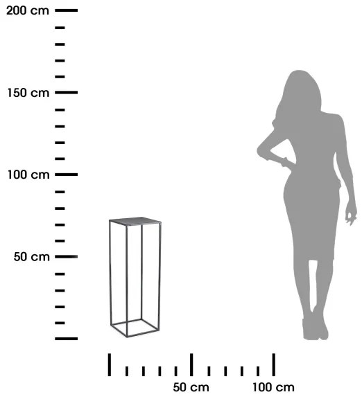 Portafiori 70x24 cm antracite