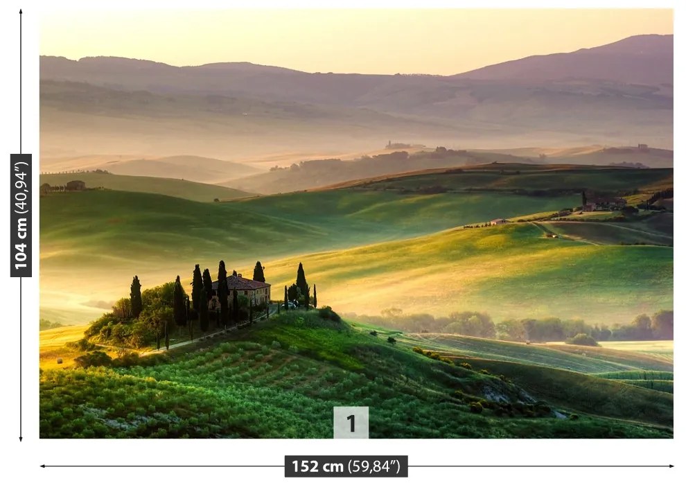 Carta da parati Panorama della Toscana 104x70 cm