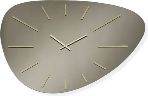 Orologio da parete 58x78 cm in cristallo Bronzo e dettagli Oro GARY