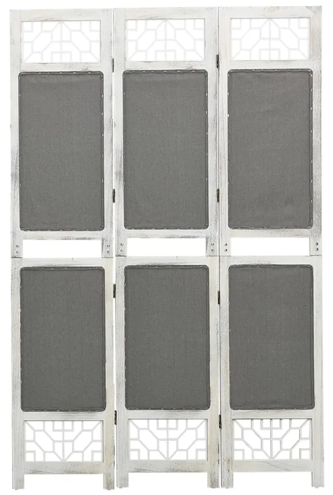 Divisorio A 3 Pannelli Grigio 105x165 Cm İn Tessuto /