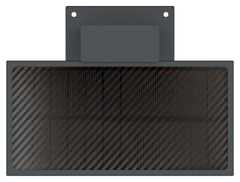Paletto da giardino Solare Nero 100cm con Sensore di Mov. e Picchetto Colore Bianco Naturale 4.000K